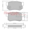 METZGER 1170328 Brake Pad Set, disc brake